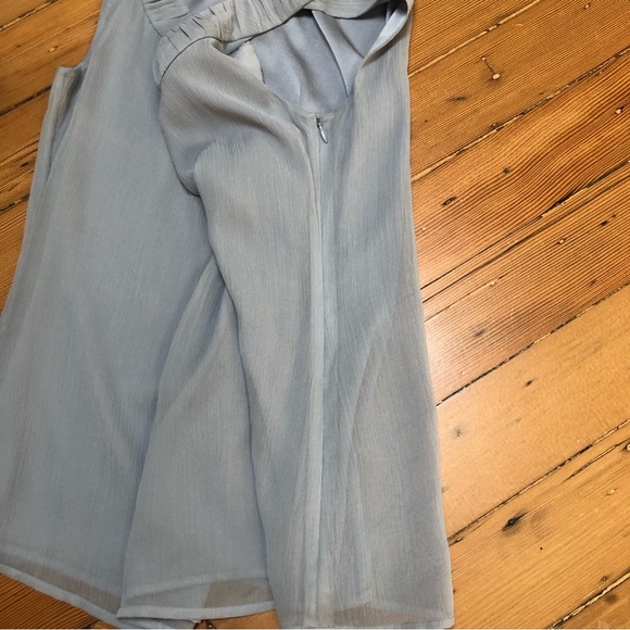 St. John Sleeveless Lined Silk Blouse - Picture 7 of 11